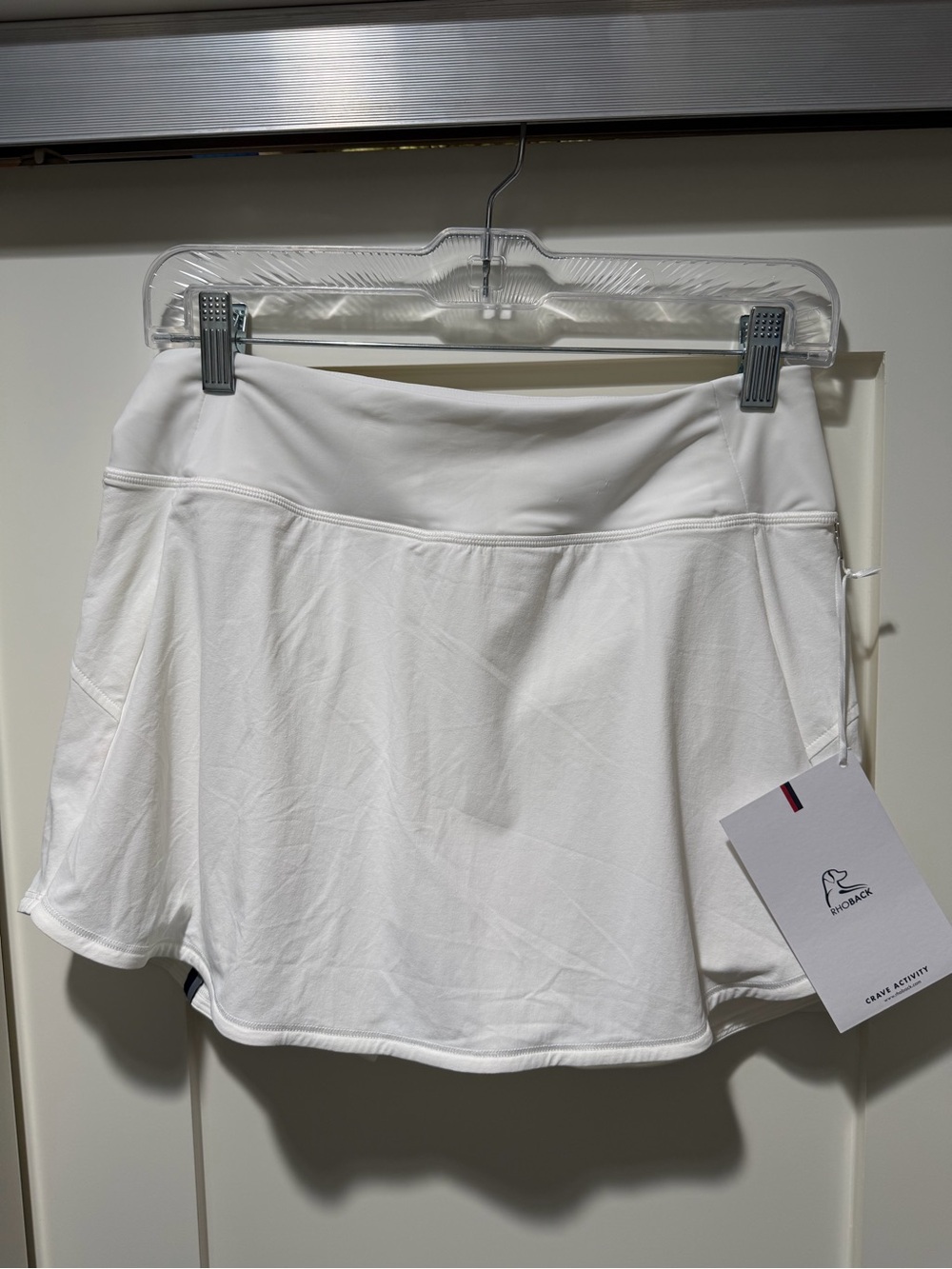 Rhoback White Steffi Active Skort - Picture 2 of 6